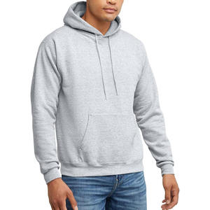 Sweat à capuche basique pour homme en coton, à manches longues, confortable et réglable, pour usage quotidien et décontracté - Product Image 1
