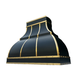 Handmade traditional New Design Black Finishing Stainless Steel Modern Design Kitchen <b>Fireplace</b> <b>Wall</b> <b>Mounted</b> Range Hood C - Product Image 3