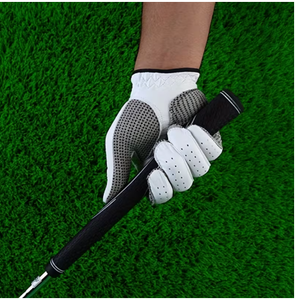Gant de golf en PU blanc pour main gauche, longueur poignet, style décontracté, gant de sport durable, gants de golf professionnels, matériau souple et flexible - Product Image 2