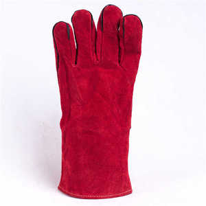 Gants de soudage en cuir de vachette pour la protection des mains, doublure en Kevlar, pouce entier, résistants à la chaleur, pour la construction, gants de soudeur - Product Image 3