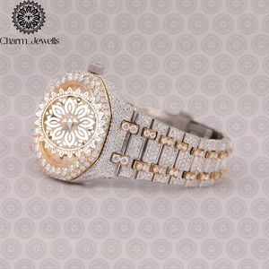 Reloj de Lujo para Mujer Charm_Jewells, 38 mm, Redondo, Analógico, de Cuarzo, con Correa de Acero Inoxidable, Esfera de Cristal de Zafiro y Bisel de Diamantes - Product Image 5
