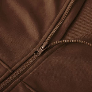 Sudaderas con capucha para niños al por mayor, de alta calidad, unisex, de color sólido, con logotipo personalizado, sudaderas con cremallera para bebés y niños. - Product Image 4