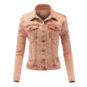 Custom <b>Women</b> Denim <b>Jacket</b> Pearl Buttons Beaded Design Autumn/Winter Washed Eco-Friendly Elegant Casual Outerwear Customizable - Product Image 5