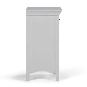 Avington bianco puro cesto della biancheria per mobili da bagno - Product Image 6