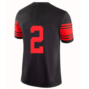 Jersey de Fútbol Americano Personalizado 2026 para Adultos, Venta al Por Mayor OEM, Manga Corta, Transpirable, de Secado Rápido, Antibacterial, para Equipos Deportivos - Product Image 2