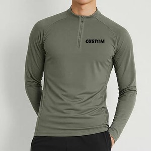 Custom Sportswear Manufacturer <b>Compression</b> Workout T <b>Shirt</b> Premium Cotton Polyester Custom Logo Heat Transfer OEM ODM Bulk - Product Image 5