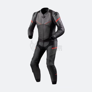 Custom Motorbike Racing Suit Cowhide Leather Professional Motorcycle Riding Gear Motorbike One Piece/Two Piece Suit - Product Image 3