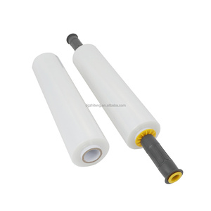 Stretch Film <strong>Wrap</strong>-Industrial <strong>Clear</strong> PE Soft Stretch <strong>Wrap</strong> with Handle Pallet <strong>Wrap</strong> for Packaging &amp; Moving Supplies Casting - Product Image 4