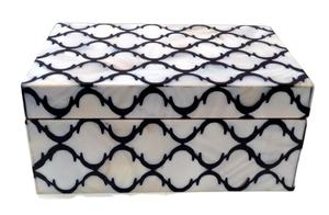 2025 Latest Handmade Rectangle <b>Wooden</b> Jewelry and <b>Storage</b> <b>Box</b> Mother of Pearl Inlaid for Craft Use - Product Image 2