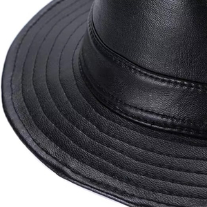2026 New Leather Cowboy <b>Hats</b> OEM Customized Cowhide <b>Western</b> Casual Travel <b>Hats</b> for Men and Women Wholesale - Product Image 5