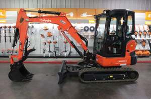 Mini-excavatrice Kubota neuve modèle KX033-4 – Poids : 7 200 lb, puissance du moteur : 23,9 CV - Product Image 3