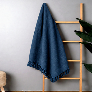 Manta de Algodón Suave y Sólida, Hecha a Mano, Ligera y Transpirable, para Sofá o Cama, Decoración del Hogar, Manta de Verano - Product Image 5