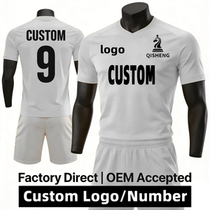 Custom Design Mens Football Jersey Vintage Soccer Shirt Breathable Mesh Fabric - Product Image 3