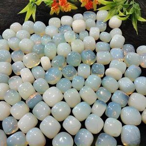Ópalo Azul de Alta Calidad al por Mayor, Piedra Pulida Natural de Cristal de Ágata para Reiki, Sanación, Meditación, Energía y Feng Shui - Product Image 3