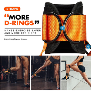 สายรัดข้อเท้าแบบคลาสสิก ผลิตจากผ้าฝ้ายเนโอพรีนอย่างดี พร้อมแผ่นรองรับแรงกระแทก ตัวล็อคแบบวงแหวนคู่ ป้องกันอย่างมืออาชีพ เหมาะสำหรับการออกกำลังกายในยิม - Product Image 2