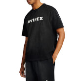 Men's <b>Black</b> Short Sleeve T-<b>Shirt</b> With Letter Pattern Print Regular Fit O-Neck Casual Jersey Cotton Top - Product Image 3