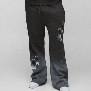 Worldwide Men's Custom Trendy Hoodie Sweatpants Jogger Set Breathable <b>Oversized</b> Printed <b>Cargo</b> <b>Pant</b> Tracksuit Logo Two Piece - Product Image 3