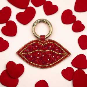 Stylish Handmade Beaded Keychain with Intricate Embroidery Work for Purse Bag <b>Backpack</b> and Everyday Use at <b>cheap</b> price - Product Image 2