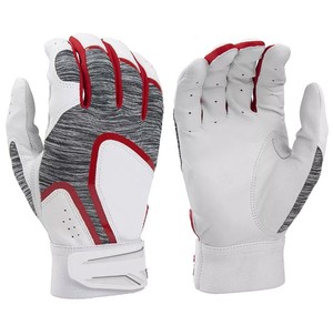 RTS 2026 Hot Selling Cabretta Leather Red and Black Baseball Batting <b>Gloves</b> for Men Youth Breathable Lightweight Order Now - Product Image 3