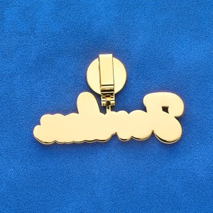 Hip hop moissanite custom name pendant with cartoon face bail yellow gold tone iced out letter pendant for men luxury styles - Product Image 4