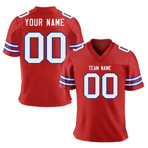 Men Adults American Football Sports Jersey Custom Design Polyester Sportswear Short Sleeve Football Game Practice Jersey - Product Image 3