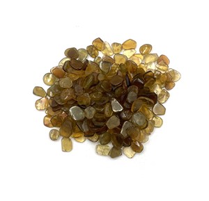 Lote de turmalina amarilla natural en rodajas, piedras preciosas sueltas de 4-8 mm, rodajas de turmalina para la fabricación de joyas - Product Image 6