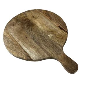 Plateau de pizza en bois fait à la main bols à salade en bambou vivant naturel bols en corne de service indien par lametierartz - Product Image 2