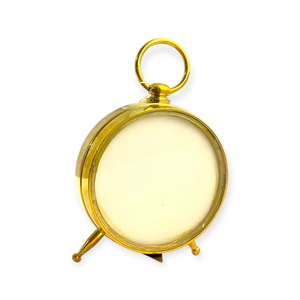 Horloge murale en laiton, mouvement silencieux, design moderne lumineux, décoration de luxe pour salon et chambre à coucher, artisanat Tajdaar - Product Image 2