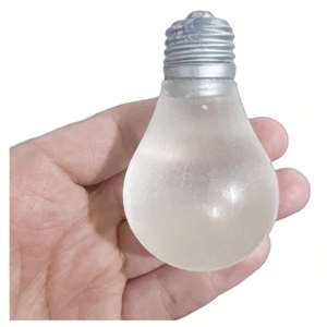 Bombilla Luminosa Nocturna Blanda, Pelota Antiestrés de Rebote Lento, Juguete Sensorial Suave para Aliviar el Estrés, Regalo Relajante para Escritorio - Product Image 4