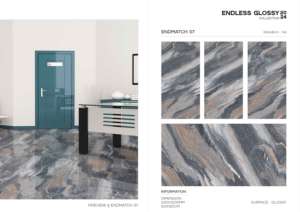 Carreaux de porcelaine émaillée polie 60x120cm 600x1200mm 24x48 pouces, carreaux de sol et de mur de luxe à haute brillance pour projets d'exportation - Product Image 3