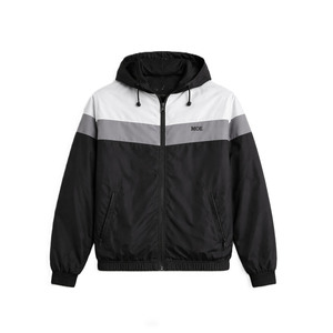 เสื้อแจ็คเก็ตไนลอนน้ำหนักเบาแบบทูโทนสำหรับผู้ชาย กันน้ำ สวมใส่กลางแจ้ง สตรีทแวร์ รับทำโลโก้ คุณภาพสูง ขายส่ง MOQ ต่ำ - Product Image 3