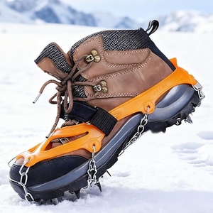 <span class=keywords><strong>Crampons</strong></span> d'alpinisme d'extérieur antidérapants pour chaussures d'escalade de randonnée sur glace, traction à griffes à 24 pointes, <span class=keywords><strong>crampons</strong></span> antidérapants pour chaussures - Product Image 1