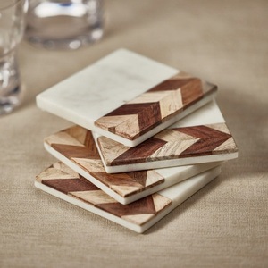 Elegantes Posavasos Hechos a Mano con Incrustaciones de Resina Ecológica, Diseños Contemporáneos para Cafeterías, Restaurantes, Hoteles y Oficinas, con Estilo - Product Image 2