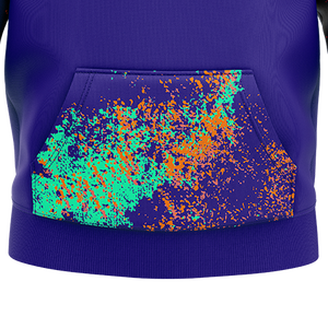 Sweat à capuche pour homme, coupe classique, en tissu polaire écologique, avec logo personnalisé de haute qualité sur le devant. - Product Image 3