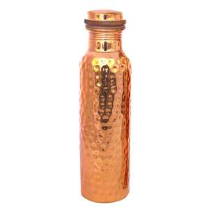 ขวดน้ำทองแดงโบราณขายส่ง คุณภาพสูง ขวดน้ำดื่มสำหรับโรงเรียนและสำนักงาน ขวดน้ำทองแดงแท้แบบตีลายโบราณ - Product Image 6