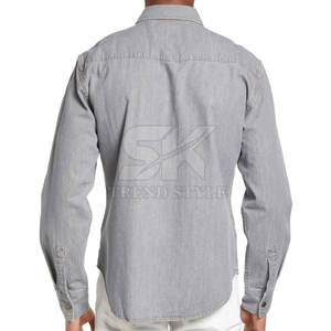 Camisas de Mezclilla para Hombre, Diseño Profesional, Cómodas, Duraderas, en Oferta - Product Image 3