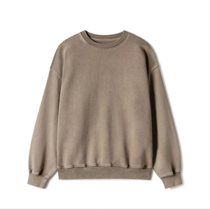 OEM Sweat-shirt à capuche et col rond en molleton lourd 280g pour hommes, coupe régulière, pull doux et écologique, tissu de créateur pour l'hiver - Product Image 2