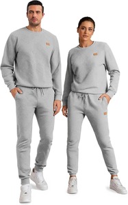 Ensemble de survêtement unisexe moderne 2 pièces : sweat-shirt et pantalon de jogging – Tenue décontractée premium pour le sport et le quotidien - Product Image 4
