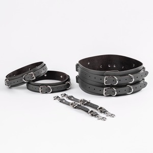 Customized Genuine Leather Waist Belt Thigh Cuffs <b>Bondage</b> Harness Adjustable Leg Straps Women Gothic Lingerie RTTS-0062 - Product Image 1