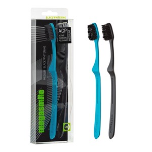แปรงสีฟันไวท์เทนนิ่งขนาดกลาง Megasmile Whitening Toothbrush Medium 2 ชิ้น แปรงสีฟันดูแลช่องปาก ขนแปรงขนาดกลาง - Product Image 4
