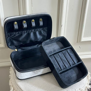 2026 Premium Cherry Design Hand <b>Tooled</b> <b>Leather</b> Jewelry Cases Real Genuine Cowhide <b>Leather</b> Jewellery Gift Package for Women's - Product Image 6