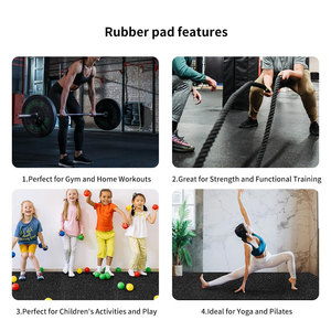 Best Selling Rubber <b>Interlocking</b> Gym <b>Tiles</b> Protective <b>Flooring</b> Rubber <b>Interlocking</b> Gym <b>Tiles</b> Non Slip Surface For Safety - Product Image 5