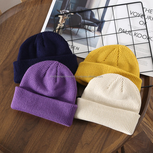 Gorro de Punto a Cuadros Unisex, 100% Acrílico, Gorro Casual de Invierno para Exteriores, 56-58CM, Gorro Cálido para Adultos - Product Image 2