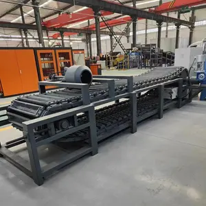 Harga Tungku Peleburan Induksi HTGP Jalur Produksi Ingot Cetakan Konveyor Ingot Tembaga Pengecoran Aluminium 500KG 1T
