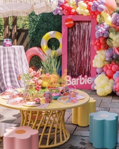 Vente en gros de chaises de table pour enfants en rotin moderne, meubles en osier faits à la main pour l'extérieur, salle de jeux et événements dans les hôtels et les parcs - Product Image 5