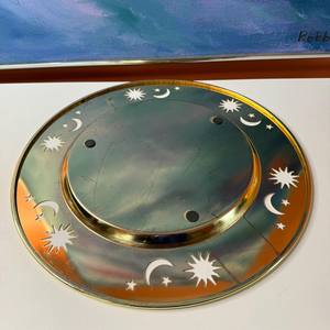 Plato Base Dorado Elegante para Decoración de Mesa en Banquetes y Recepciones - Product Image 4