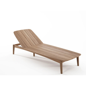 Tumbona de Madera de Teca para Exteriores, Piscina, Hotel, Resort, Fabricante de Tumbonas de Teca, Proveedor Mayorista OEM, Exportación de Indonesia - Product Image 2