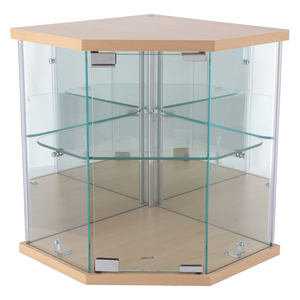 Vitrina Moderna TMG-G309-MR con Iluminación y Vidrio Templado, Mueble de Almacenamiento y Exhibición para Sala de Estar, Hogar, Apartamento, Hotel, Supermercado - Product Image 4
