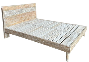 Lit Queen en Bois de Mangue Massif Turnbull, Fonctionnalité Réglable, Style Européen, Teck, Chêne, Acajou, Meubles de Chambre à Coucher pour Usage Domestique - Product Image 6