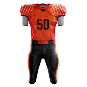 Dynamic Team American Football Uniform Breathable Fabric Strong Seams And Color Fast Design For Regular <b>Games</b> And Tournament Use - Product Image 2